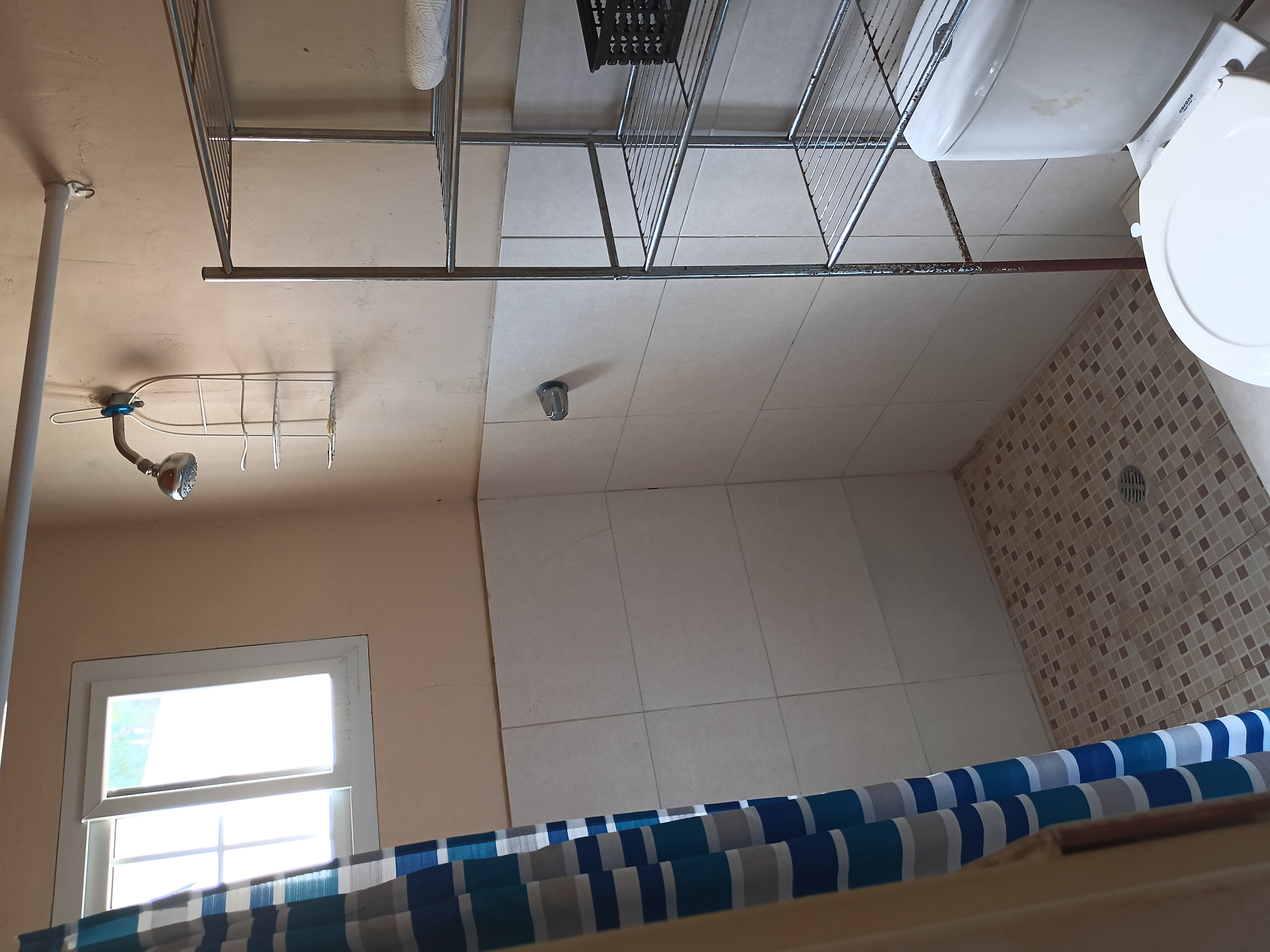 Bathroom with tiled shower